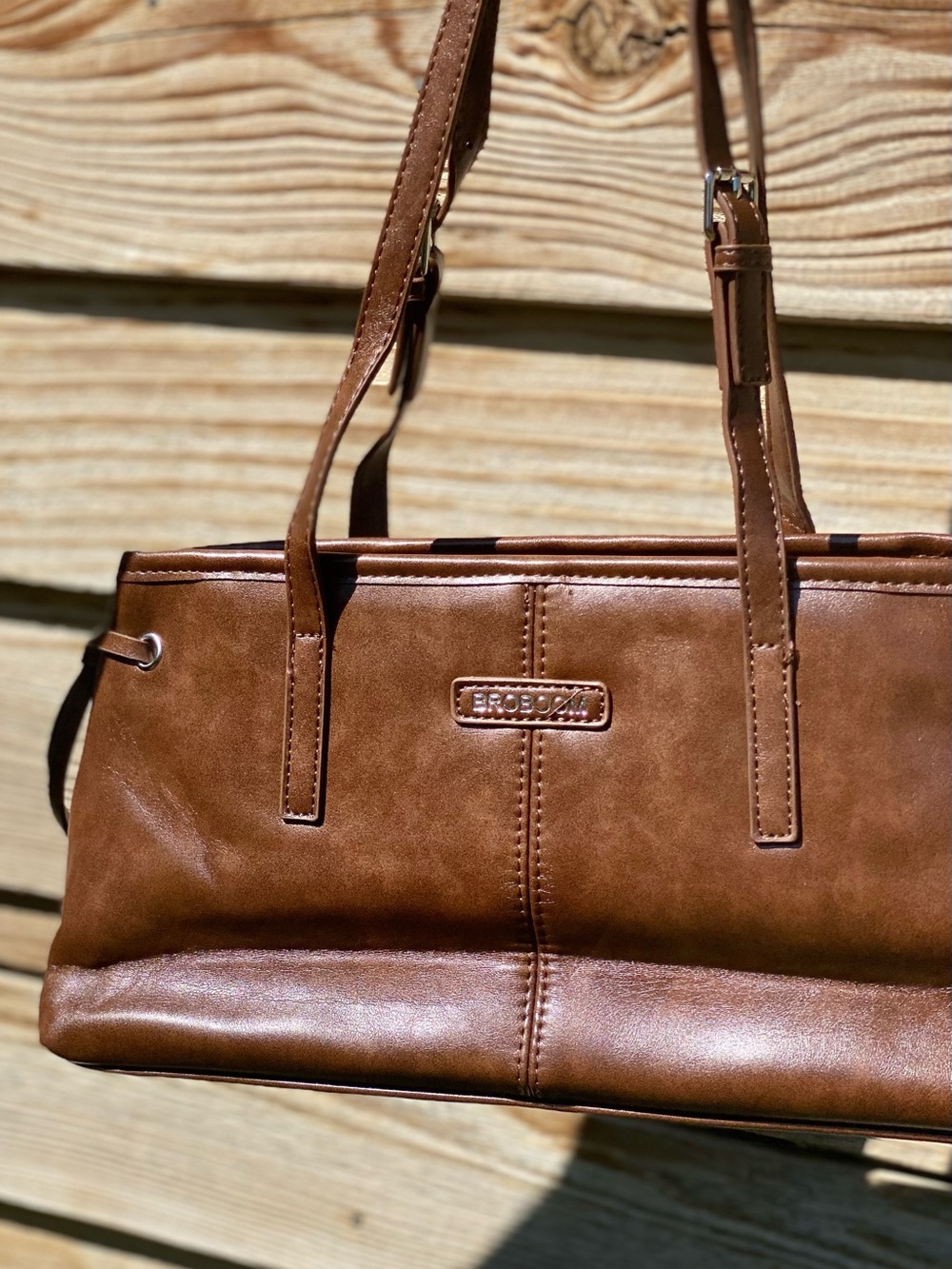 Brocante Brown Leather Shoulder Bag